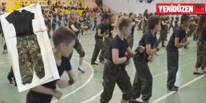 ‘Doğa’ çocuklarına askeri kamuflaj!