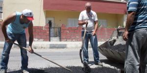 Başkentte yollar yamalanıyor