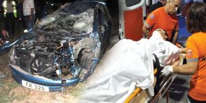 Kafa kafaya çarpıştılar…