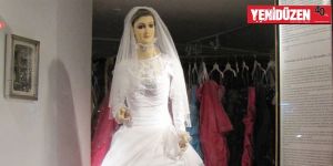 Mankeni üzerindeki gelinlikle birlikte çaldılar