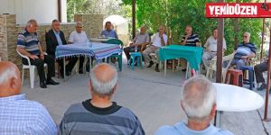 Akıncı, Ağırdağ’da vatandaşlarla kahve içti