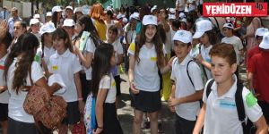 Çocuklar ara bölgede bir araya geldi