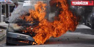 LEFKOŞANIN GÖBEĞİNDE YANGIN PANİĞİ