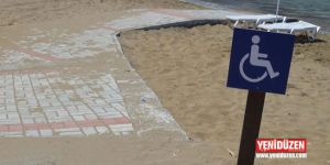 Kervansaray Plajı engelliler için düzenlendi