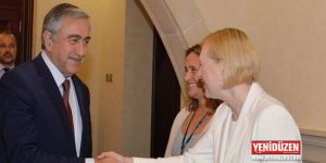 Akıncı, Spehar’ı kabul etti.