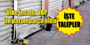 Esnaf taleplerini sıraladı