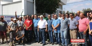 El-Sen Mağusada uyarı grevi yaptı