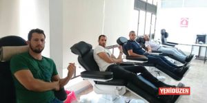 Narkotik polisinden Thalassaemialılar için kan bağışı