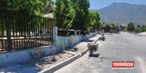 Hasan Cafer İlkokulu yoluna yeni düzenleme