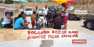 Köylülerden ‘yol kapamalı’ protesto