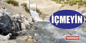 Suyun analizi yapıldı 