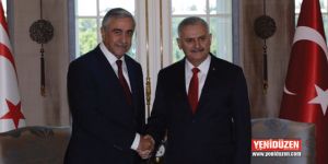Akıncı, Binali Yıldırım ile bir araya geldi.