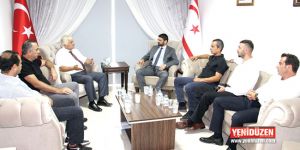 Bakan Atun, Türk-Sen ve El-Sen ile görüştü