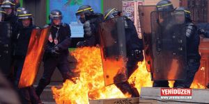 Fransada Çalışma Yasası protestosu