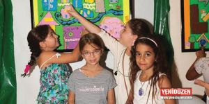 Çocukların, “Evim Evim Güzel Evim” sergisi açıldı