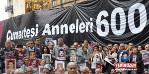 Cumartesi Annelerinin 600. eylemi gerçekleşti 