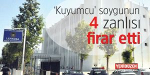 Havalandırma boşluğuna girip kaçtılar!