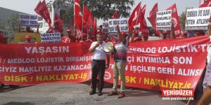 İşten çıkarılan 130 sendikalıya Kıbrıstan destek