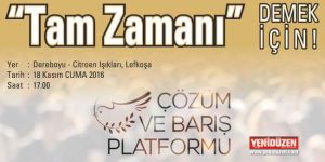 ‘‘BARIŞIN TAM ZAMANI’’