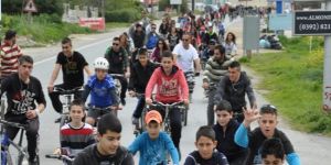 Lapta-Karşıyaka arasında 277 pedal döndü