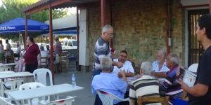 BKP-TVG adayları Gönyelide broşur dağıttı