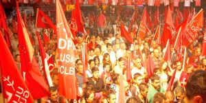 DP – UG son mitingini Mağusa’da gerçekleştirdi.