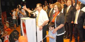 UBP büyük mitingini Lefkoşa’da yaptı