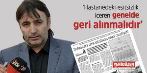 Kamu – Sen kamuda eşitliğe önem verilmesini istedi