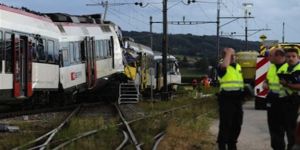 Tren kazasında 44 yaralı