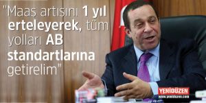 Denktaş,  % 3 maaş kesintisi önerdi