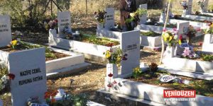 Siligu köyünde Türk mezarlıkları yenilendi