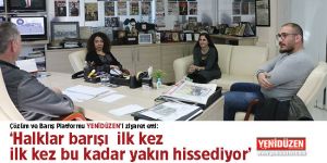 Çözüm ve Barış Platformu YENİDÜZEN'i ziyaret etti