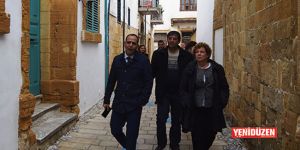 Harmancı, Ketleen Ann Doherty ile Lefkoşayı gezdi