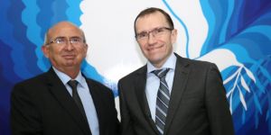 Özyiğit, Eide ile görüştü