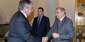 Akıncı, Rusya Büyükelçisini kabul etti