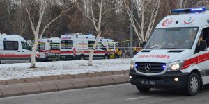 Kayseri'de Erciyes Üniversitesi önünde patlama