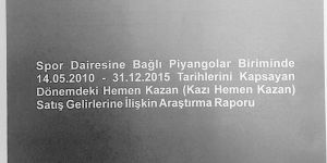 İŞTE SAYIŞTAY RAPORU