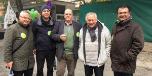 Mangallar ‘barış’ için yandı