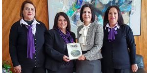 Siber, Mormenekşe Kadınlar Birliği heyetini kabul etti