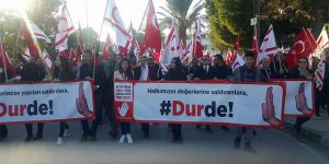 KTÖS önünde eylem