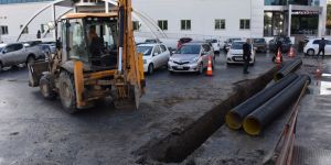 Sucuoğlu, Lefkoşa Hastanesi’nin otopark çalışmalarını inceledi 