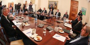 Parti başkanları Anastasiadis'e eşlik edecek