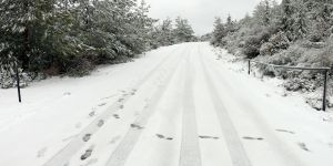 Kar kalınlığı 6 cm