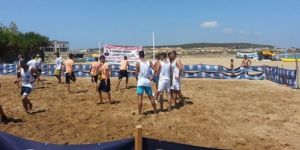 Mehmetçik’de plaj futbol turnuvası heyecanı