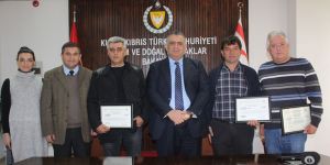 3 çiftliğe hastalıktan ari sertifikası verildi