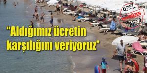 Plaj işletmecileri konuştu