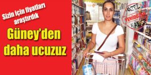 YENİDÜZEN hem kuzeyde hem güneyde alışverişe çıktı