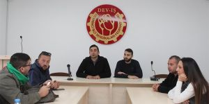 Gençler Devrimci Genel İş Sendikası’nı ziyaret etti