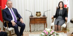 Siber, Çavuşoğlu’nu kabul etti