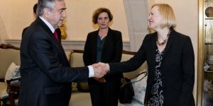 Akıncı, Spehar’ı kabul etti